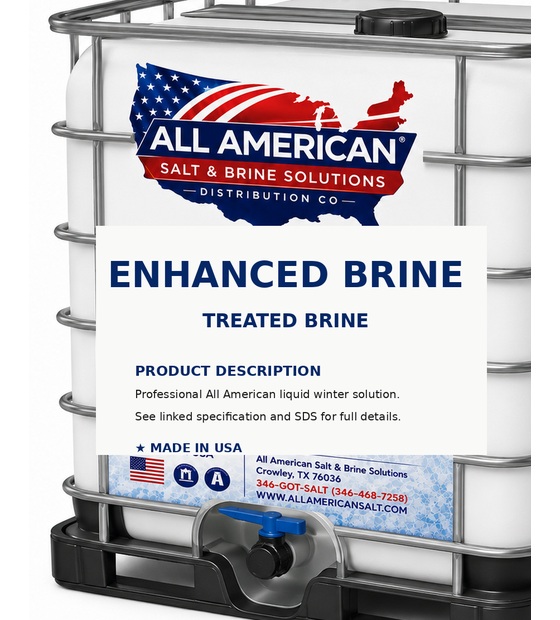 Enhanced treated brine packaging – All American Salt & Brine Solutions